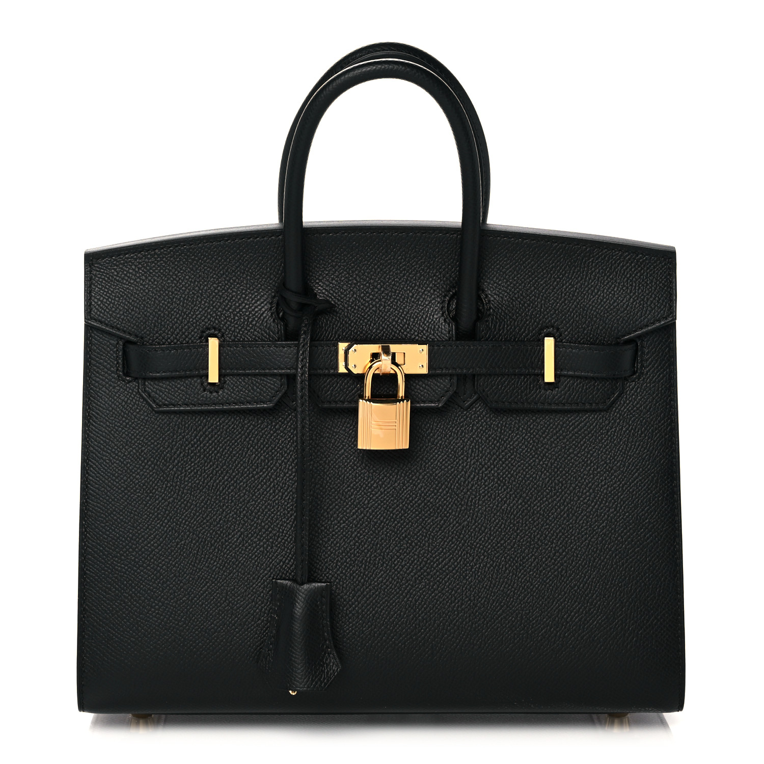 Sac Hermès Epsom Birkin Sellier 25 noir