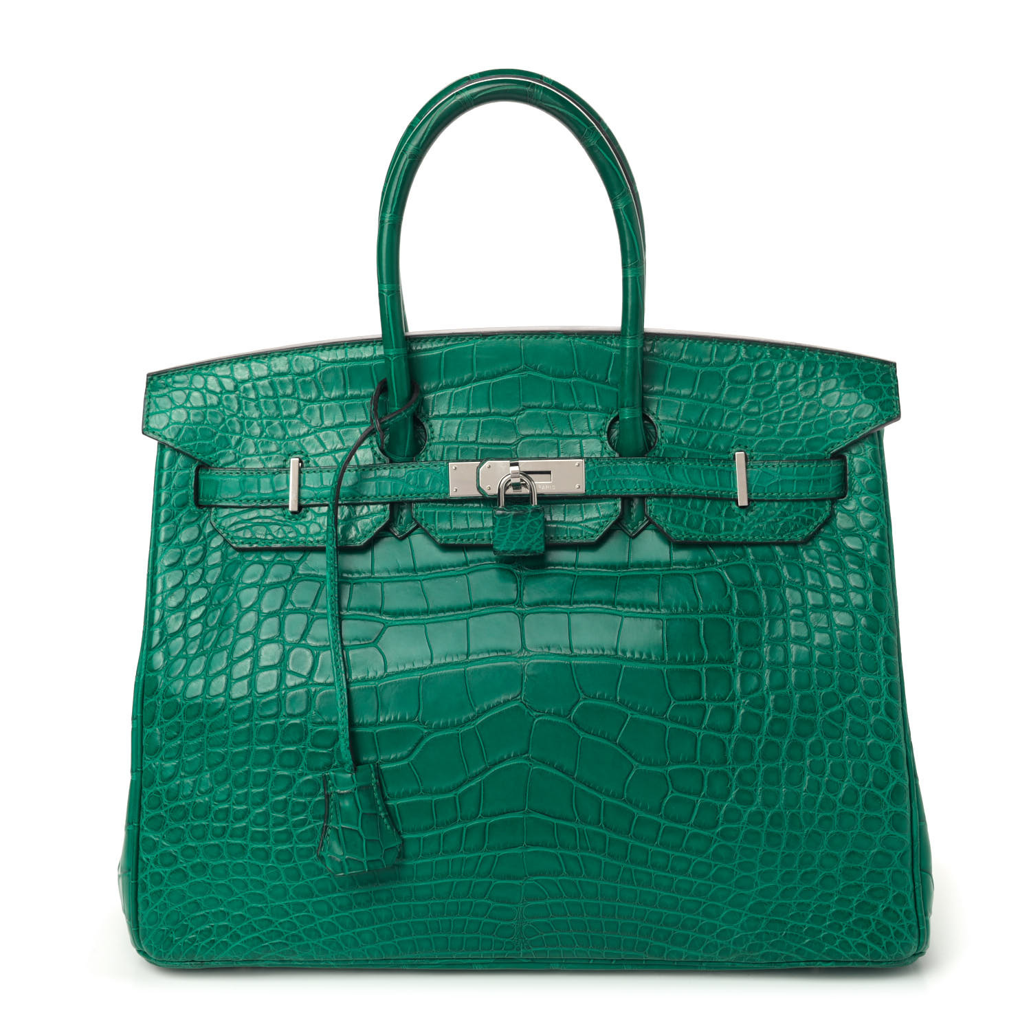 Hermès Mat Alligator cuir Birkin 35 Malachite