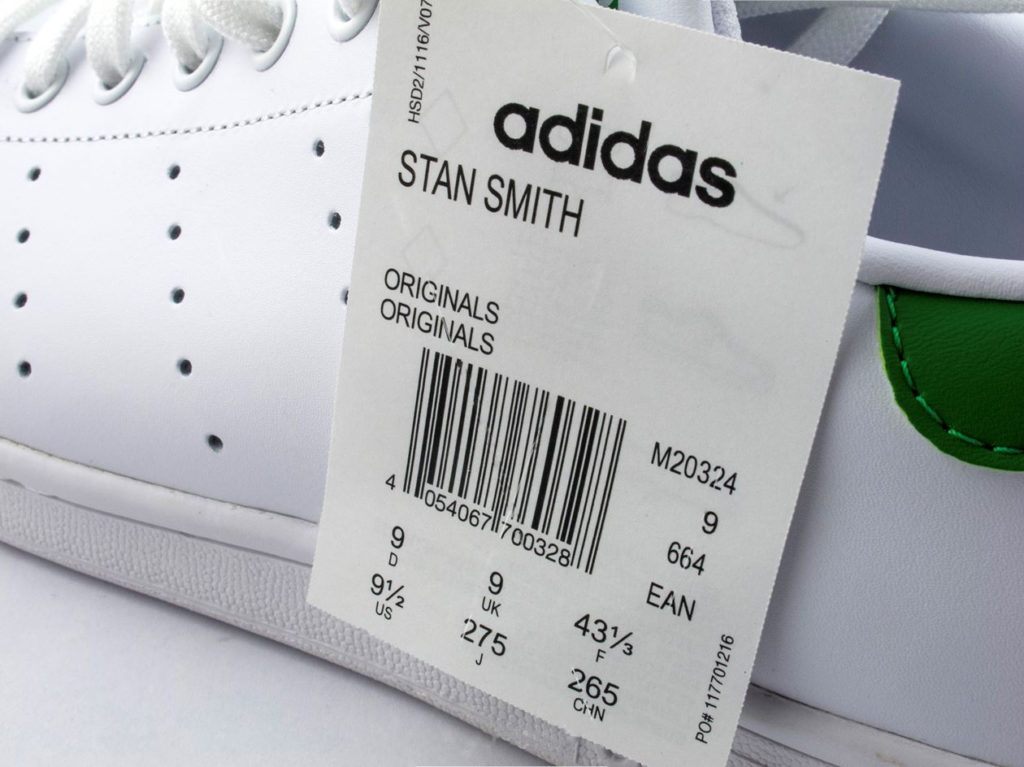 Adidas Stan Smith Classique Étiquettes