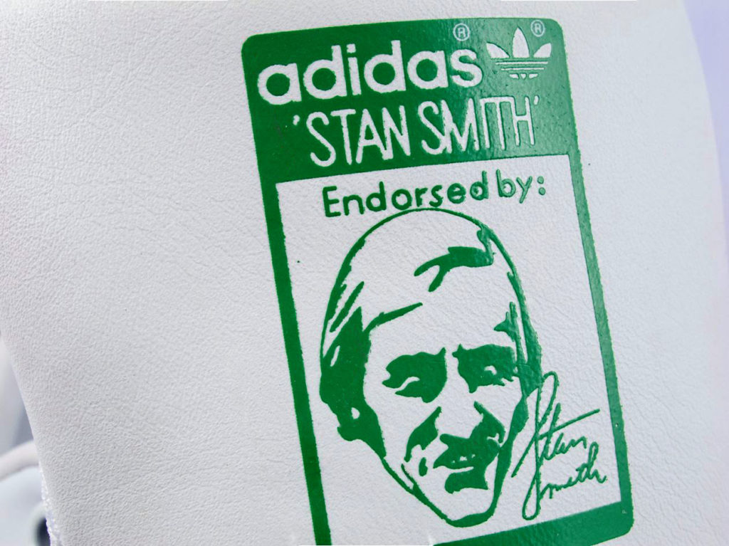 langue logo Adidas Stan Smith Classique