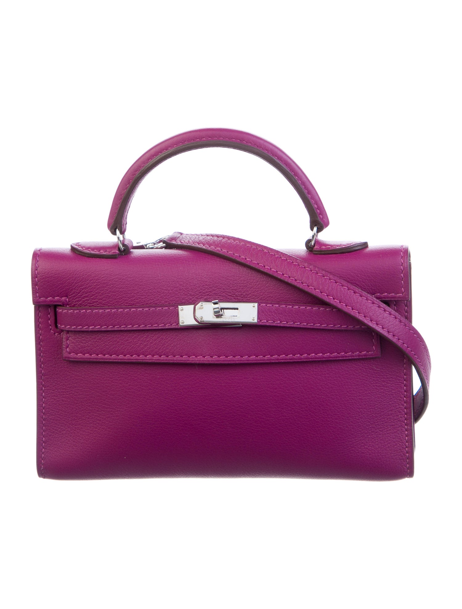 Hermès Micro Kelly 15 en violet