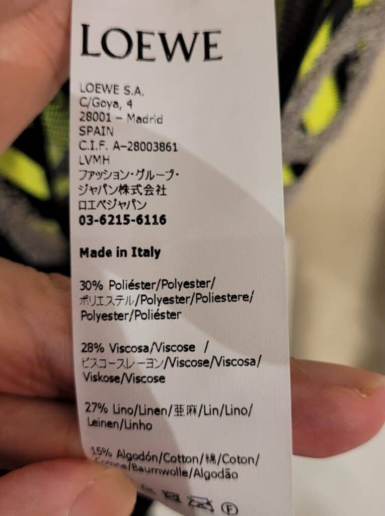 Loewe est-il fabriqué en Italie ?