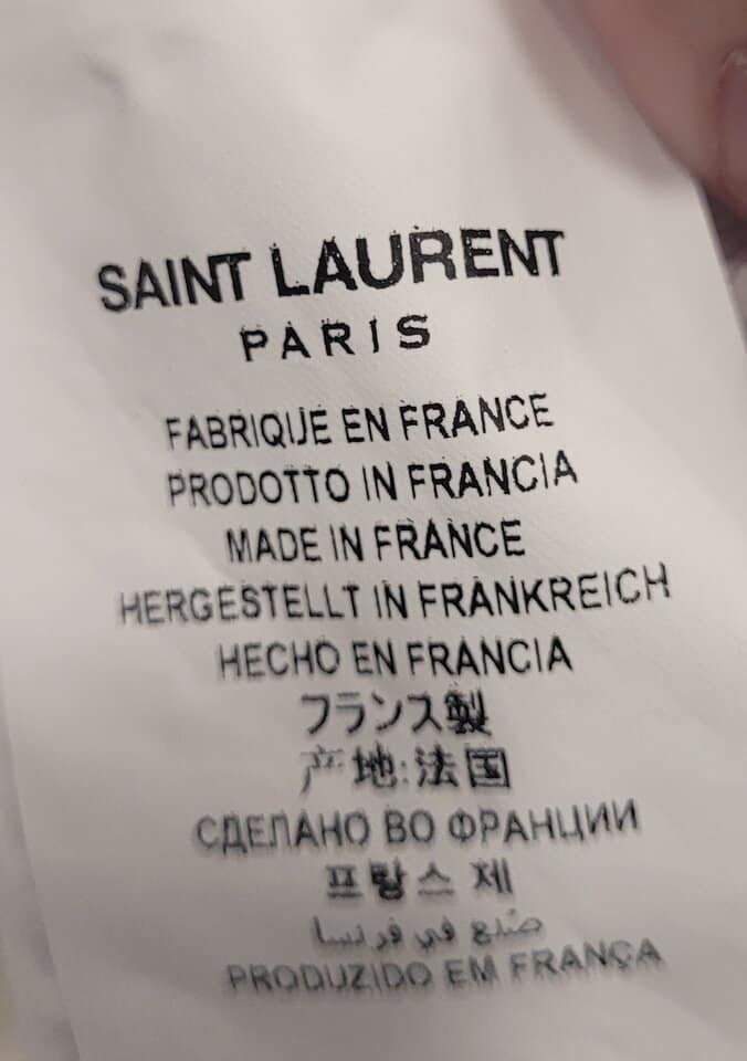 Saint Laurent est-il fabriqué en France ?