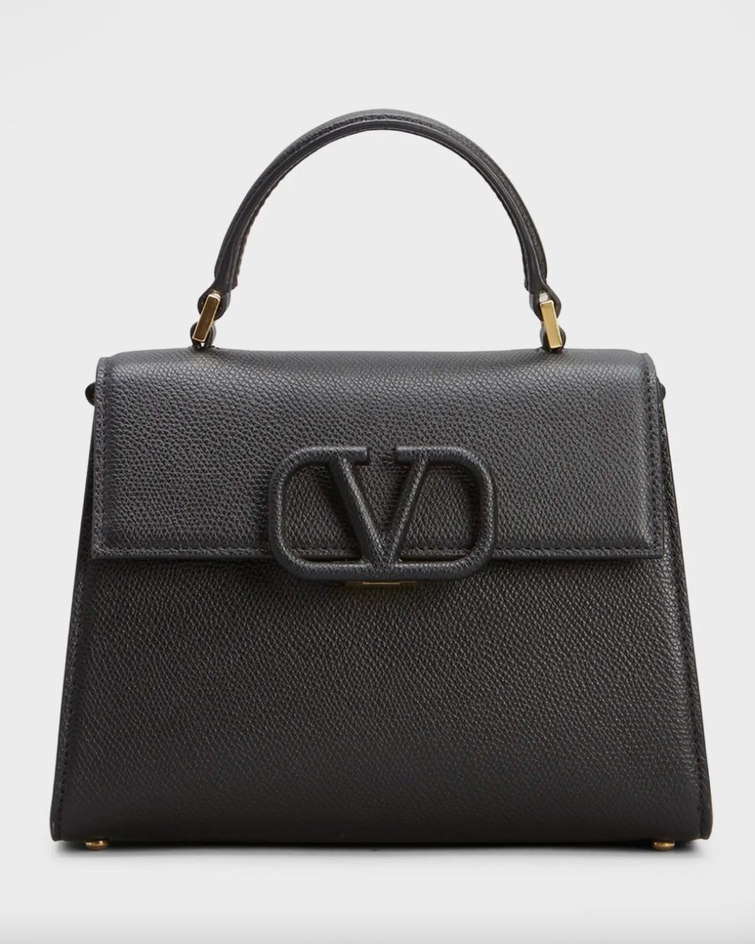 Hermès Kelly Alternatives: Sac à poignée supérieure Vsling Mini VLOGO noir Valentino Garavani