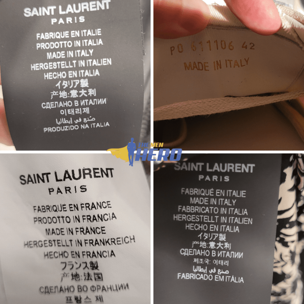 Où est fabriqué Saint Laurent