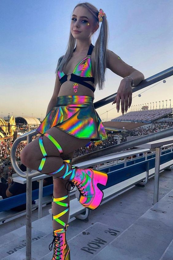 Rave Outfits Women  The All-too-Colorful